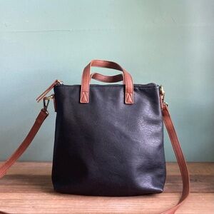 Antik Kraft Bree Zip Top Small Transport Tote Crossbody Bag